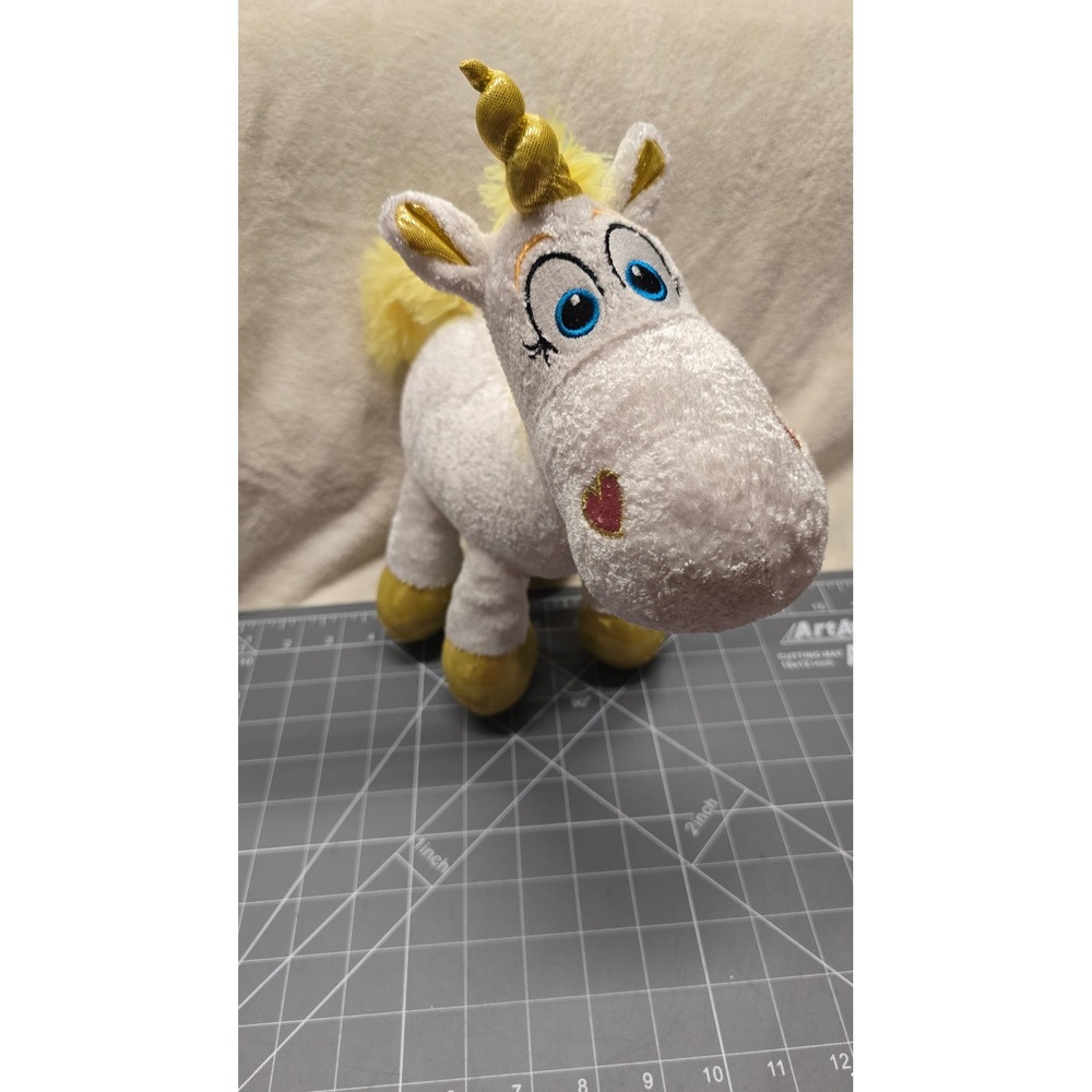 Disney Pixar Toy Story Buttercup Unicorn Plush White Gold 9 inch Stuffed Animal